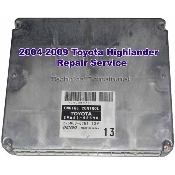2004-2009 Toyota Highlander ECM repair service