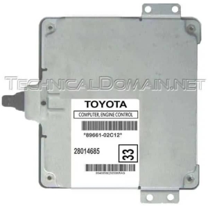 2005-2007 Toyota Corolla Automatic ECM 89661-02C12 VIN Included