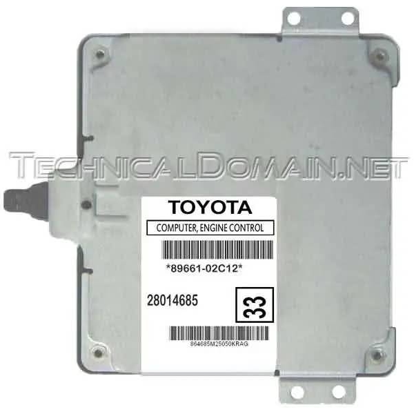 2005-2007 Toyota Corolla Automatic ECM 89661-02C12 VIN Included