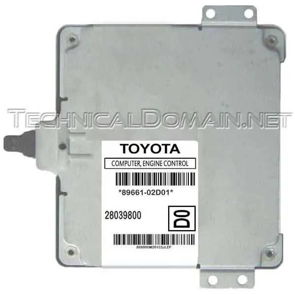 2005-2007 Toyota Corolla Automatic ECM 89661-02D01 VIN Included