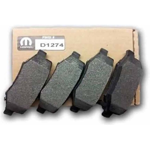 2007-2012 Mopar D1274 Jeep Rear Brake Pads V2013776AA