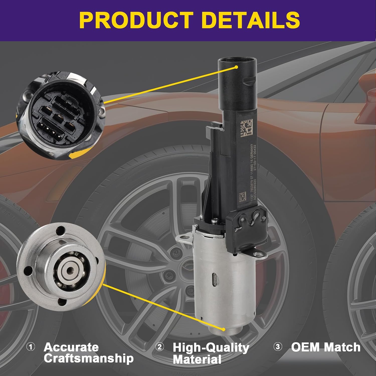 2010-2013 BMW Eccentric Shaft Valve Actuator for Valvetronic System 11377603979