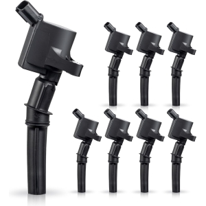 8 Curved Boot Ignition Coils for Ford Lincoln Mercury I2LU-12A388-AA