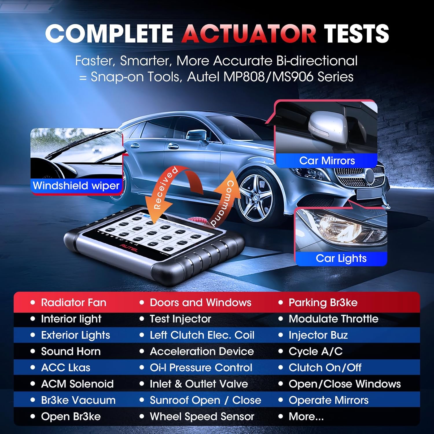 Autel MaxiCOM MK808S Scanner