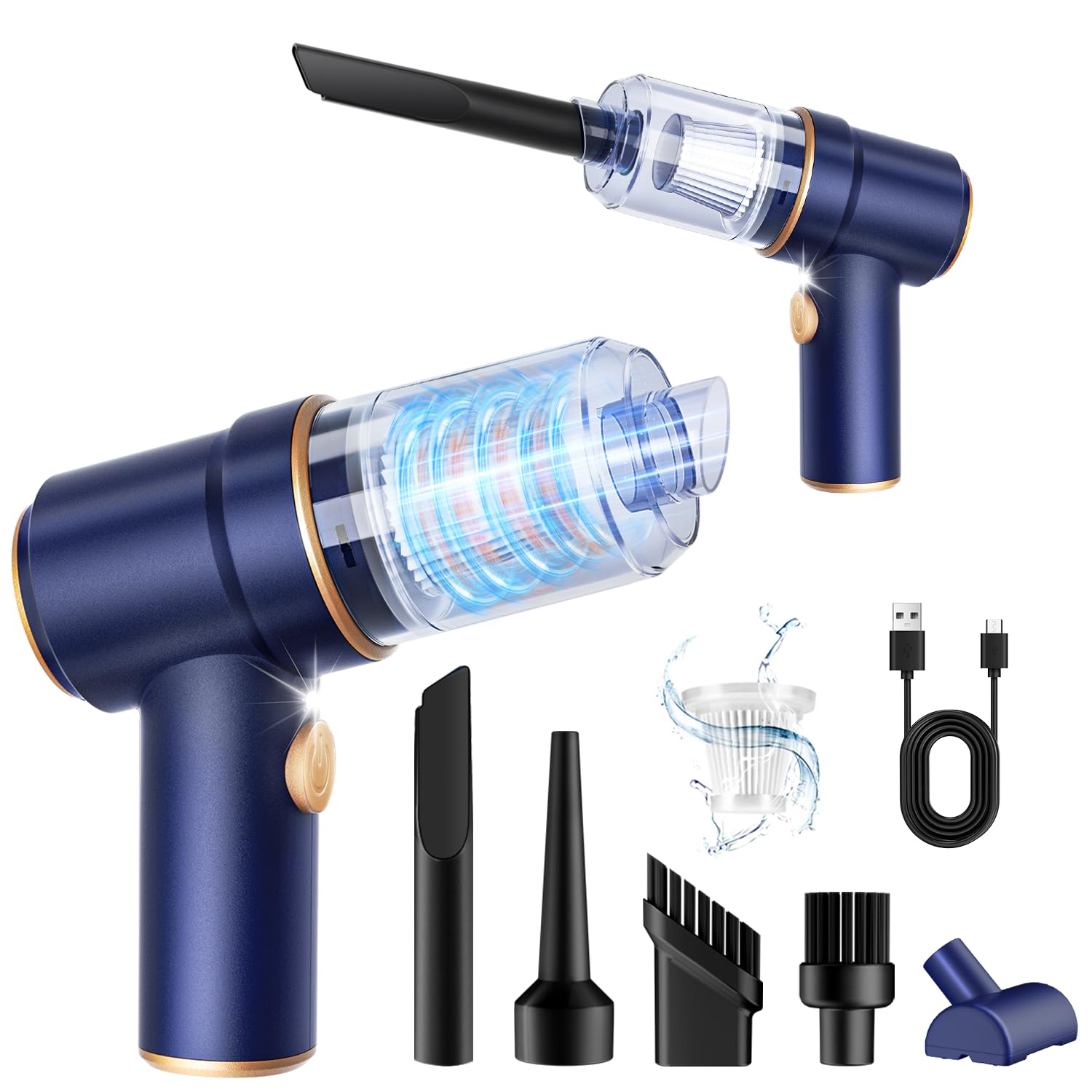 High Power Handheld Car Vacuum Cleaner 9000Pa 120W