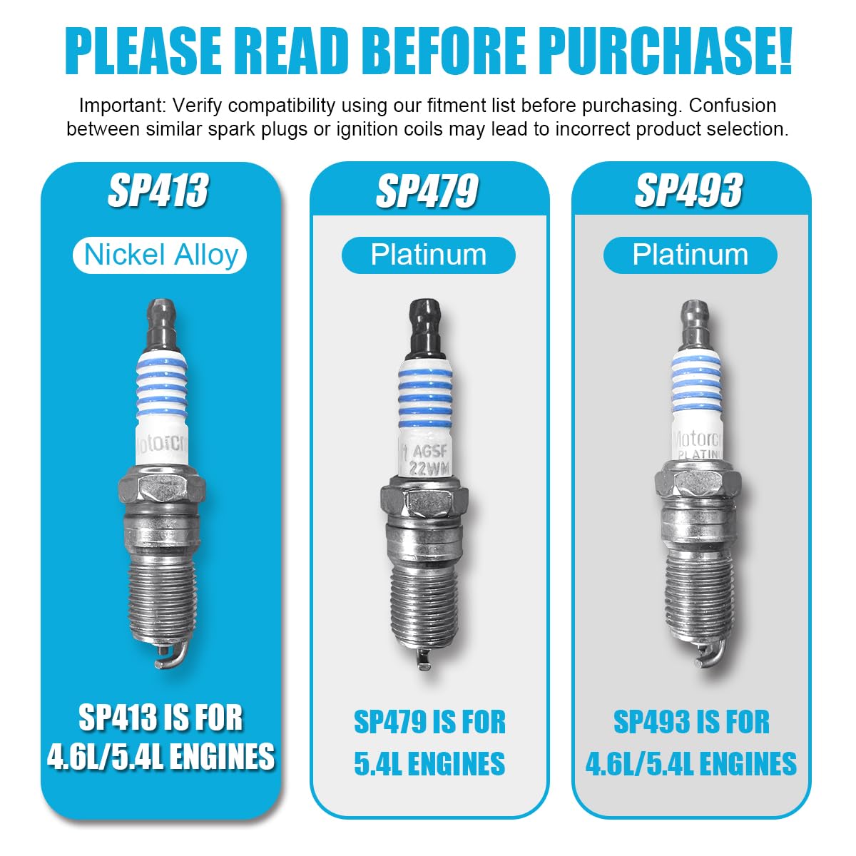 Ignition Coils DG508 with OEM Spark Plugs for Ford F-150 and Mustang