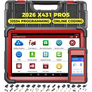 Launch X431 PRO 5 Scan Tool with J2534 Tool Bi-Directional Diagnostic Scanner and more