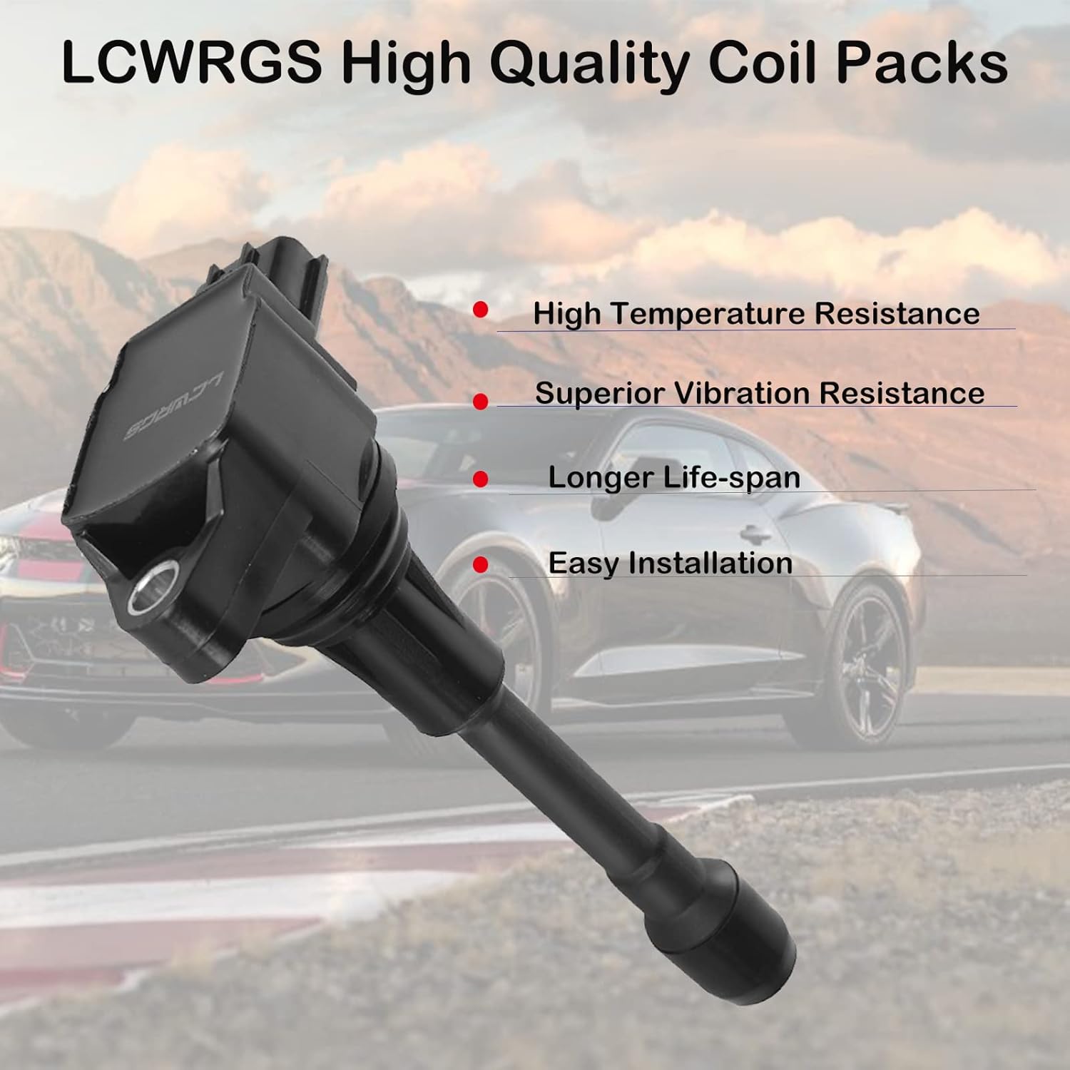 Set of 4 Ignition Coils and Spark Plugs for 2007-2013 Nissan