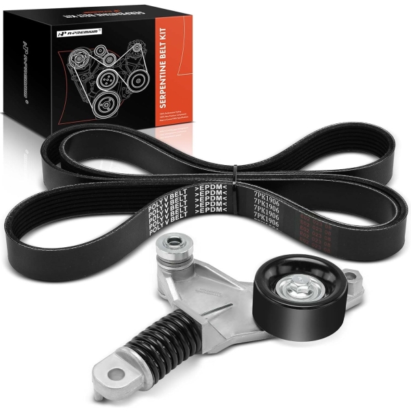 2007-2009 Toyota Camry 2.4L Serpentine Belt Drive Kit with Tensioner