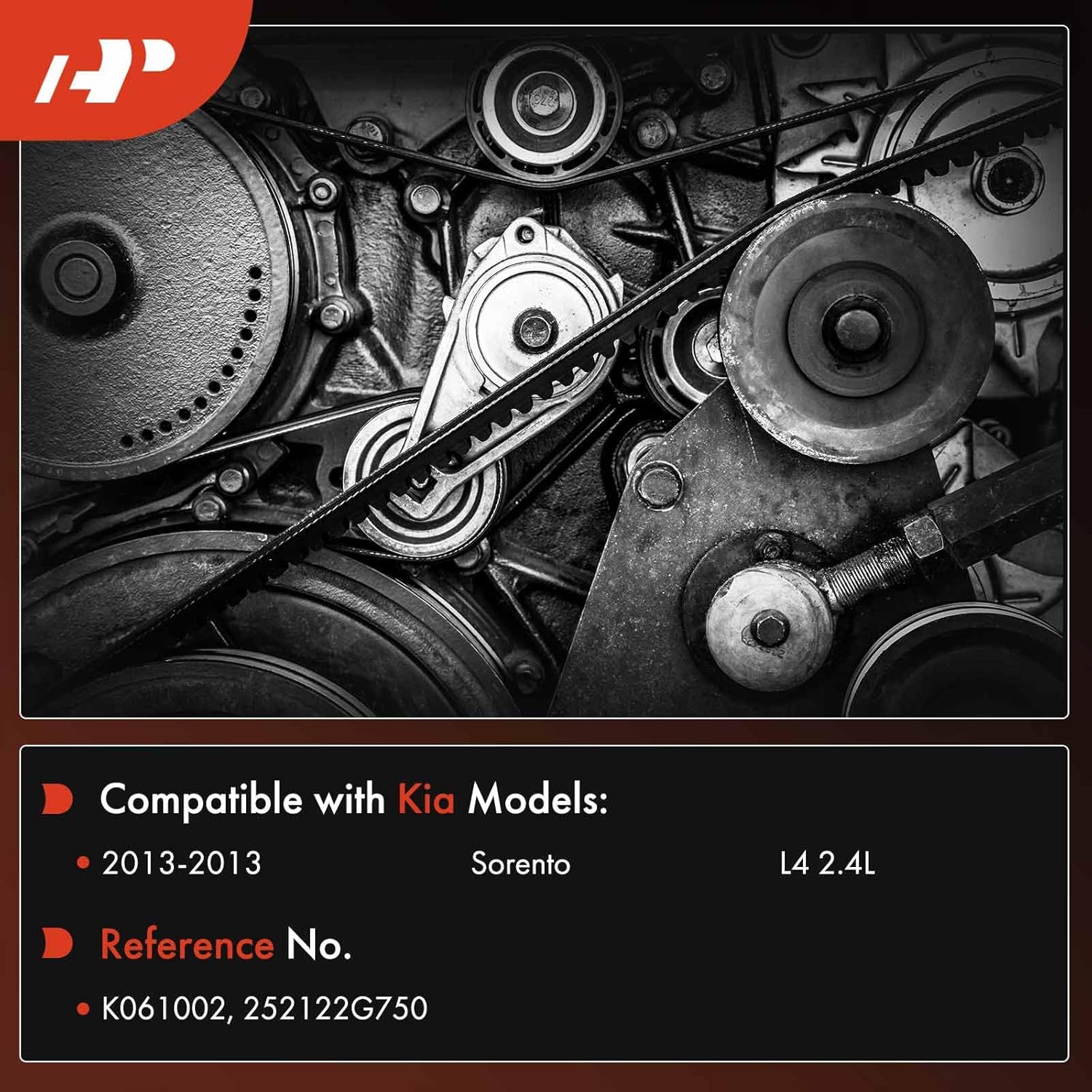 2013 Kia Sorento 2.4L Serpentine Drive Belt