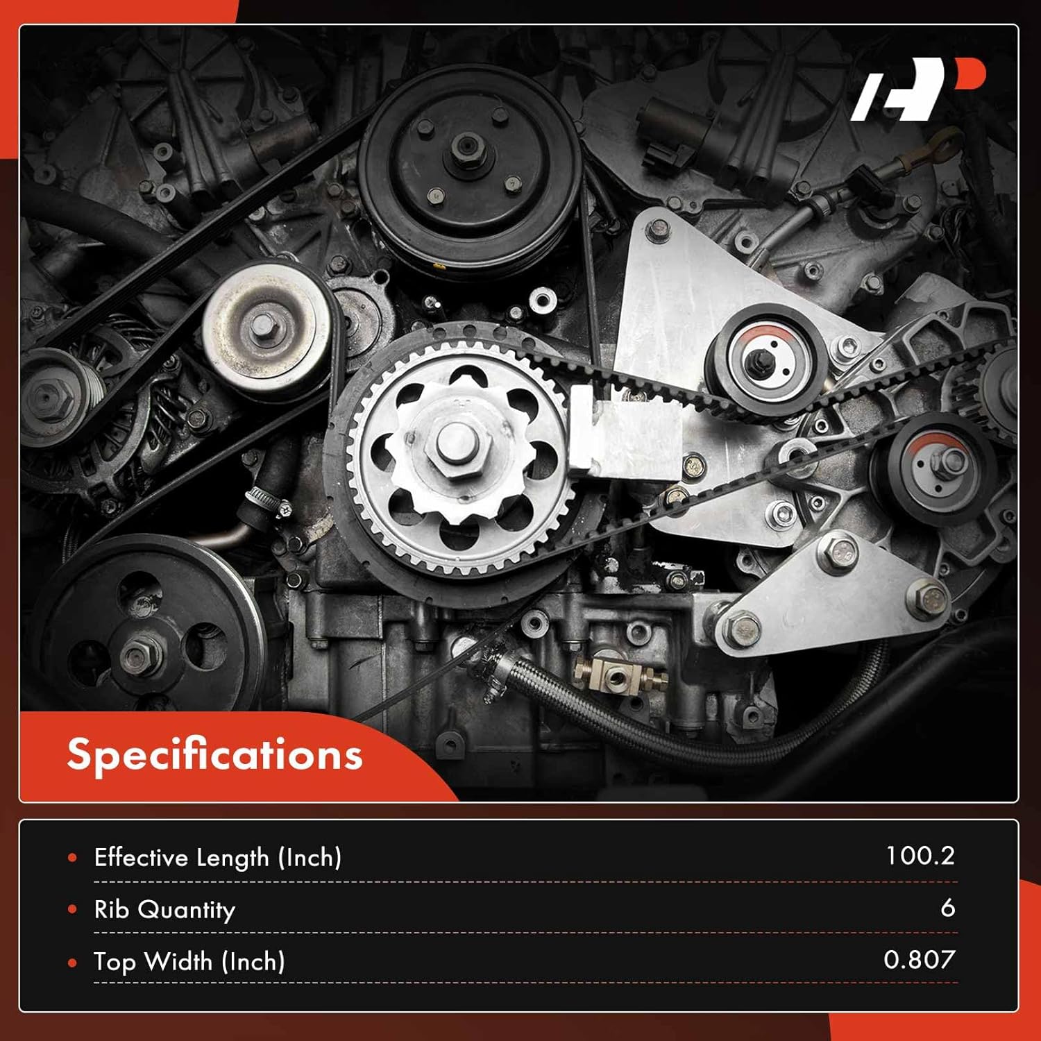 2013 Kia Sorento 2.4L Serpentine Drive Belt