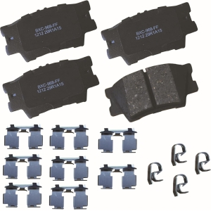 Bendix Premium Ceramic Rear Brake Pads for Select Toyota Lexus and Pontiac models