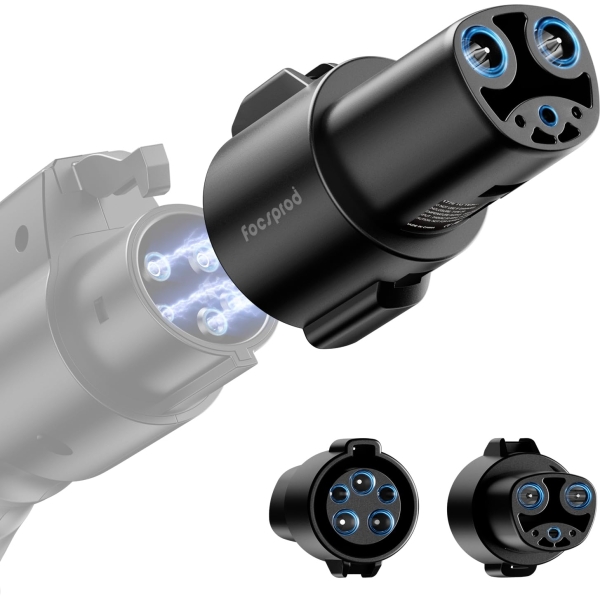 Electric Car EV Fast Charger Adapter J1772 to Tesla 80A 250V