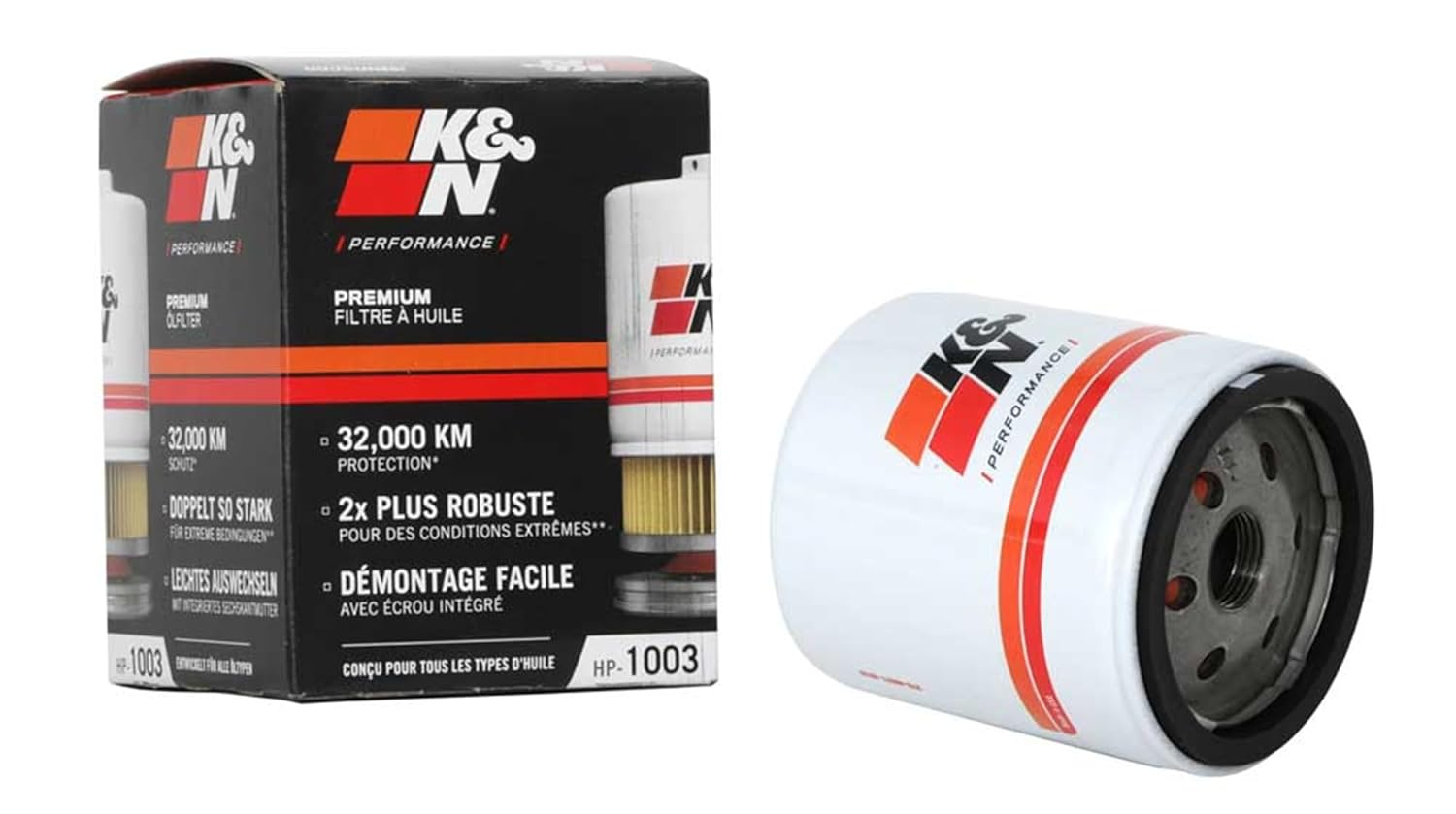 K&N Premium Oil Filter for Toyota Lexus Suzuki and Chevrolet Models