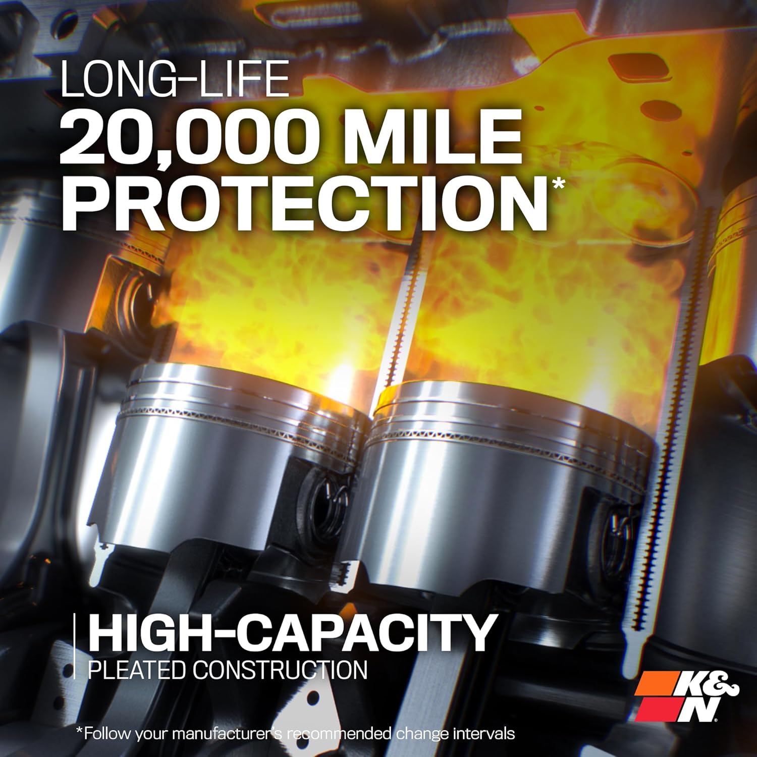 K&N Premium Oil Filter for select 1991-2023 Chevrolet Dodge Ford and Lincoln models