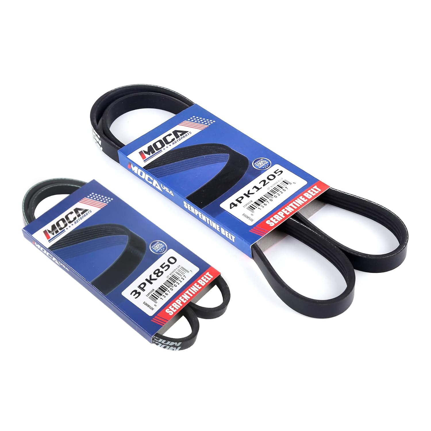 Two Serpentine Belts for 2004-2006 Scion xB 1.5L