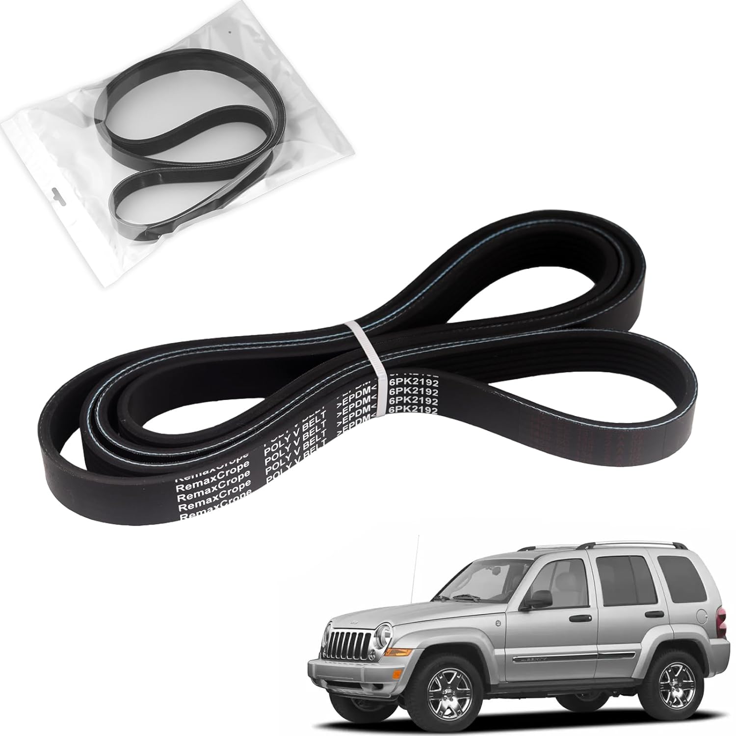 Serpentine Belt Replacement for 2002-2006 Jeep Liberty and others