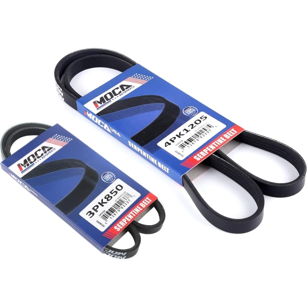 Two Serpentine Belts for 2004-2006 Scion xB 1.5L