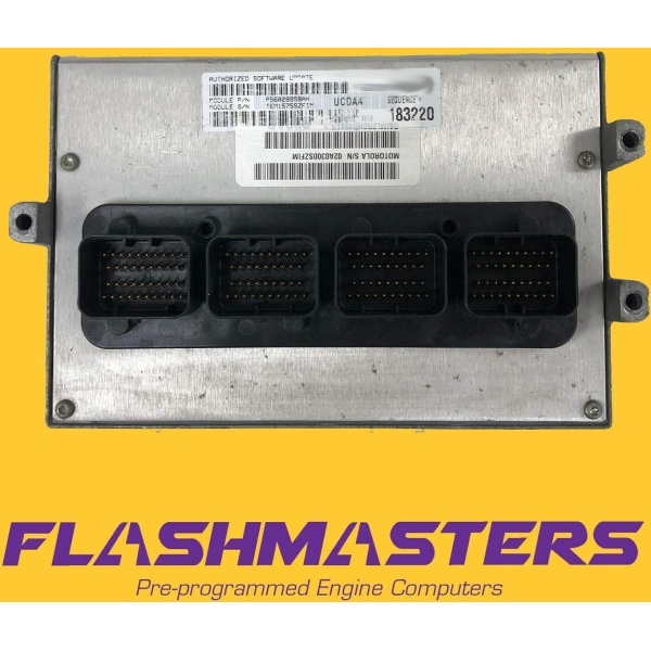 2004 Ram 3.7L AT ECM Engine Computer P56028791