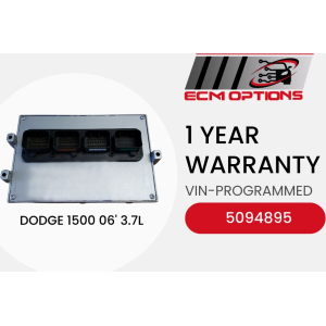 ECM Engine Computer 5094895 for 2006 Dodge Ram 1500 3.7L MT