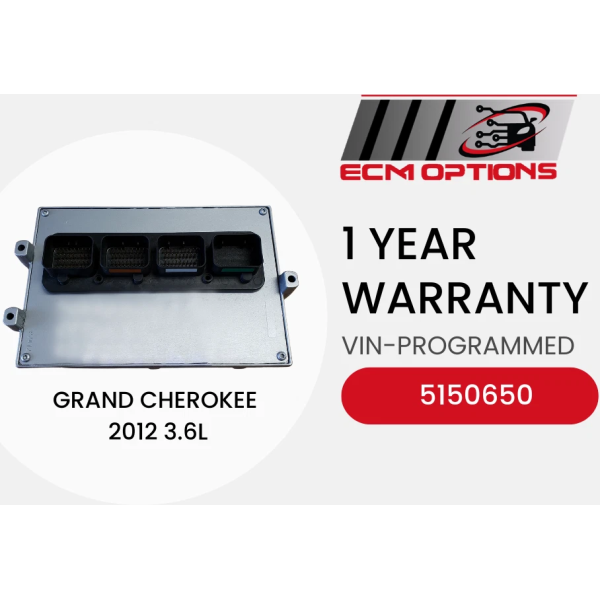 ECM Engine Computer 5150650 for 2012 Jeep Grand Cherokee 3.6L