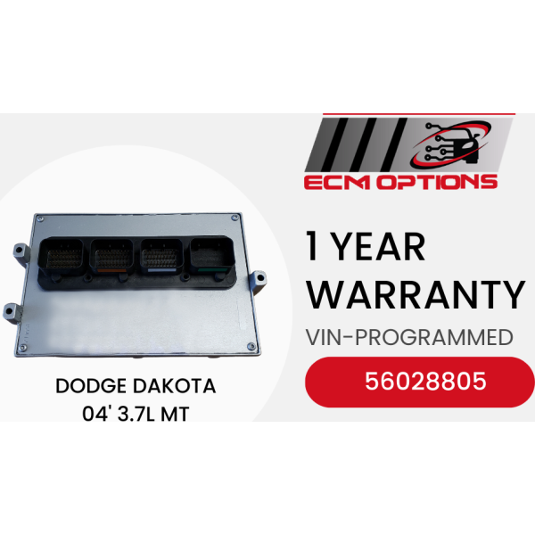 ECM Engine Computer 56028805 for 2004 Dodge RAM 1500 3.7L MT