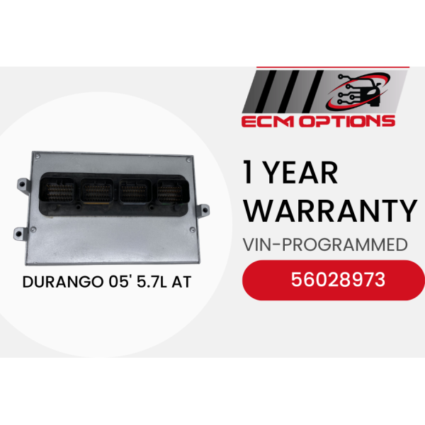 ECM Engine Computer 56028973 for 2005 Durango 5.7L AT