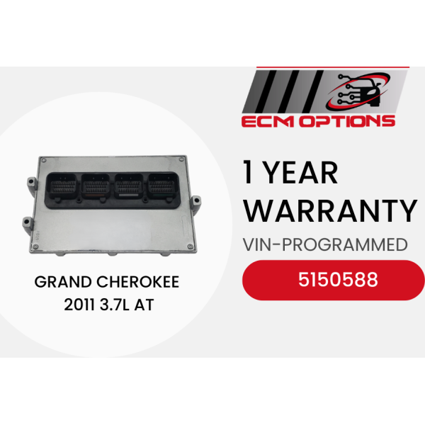 ECM Engine Computer 68106007 for 2011 Jeep Grand Cherokee 3.6L