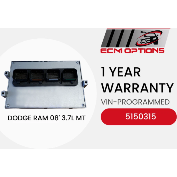 ECM Engine Computer P05094361 for 2008 Dodge Ram 3.7L MT