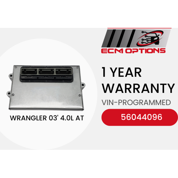 ECM Engine Computer P56044096 for 2003 Jeep Wrangler 4.0L AT