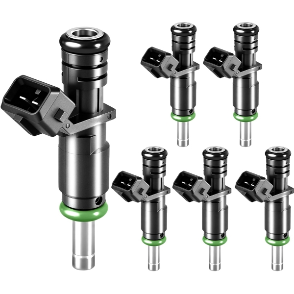 Set of 6 Fuel Injectors 7531634 for 2006-2012 BMW 328i 3.0L and others