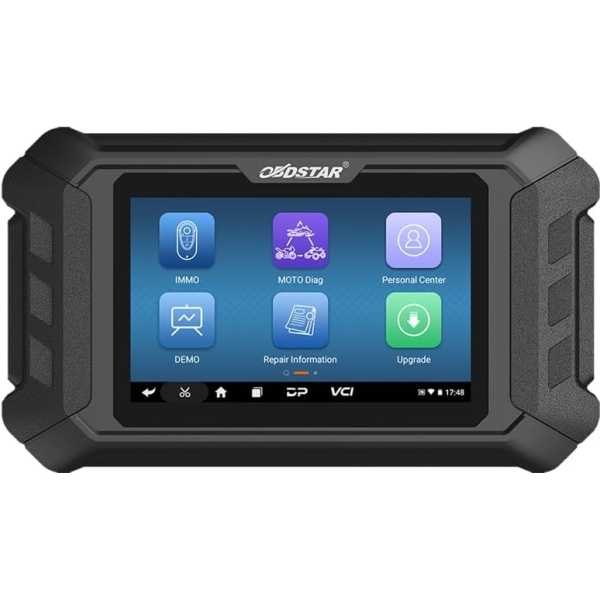 Touchscreen Motorcycle OBD2 Diagnostic Scanner with ECU Settings compatible with Harley Davidson
